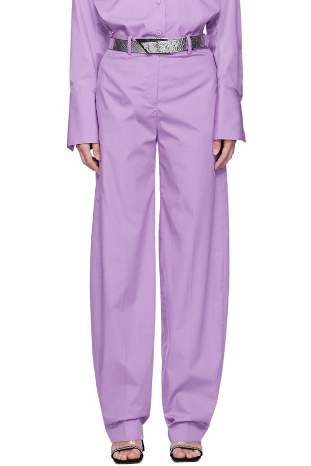 The Attico — Purple Jagger Trousers