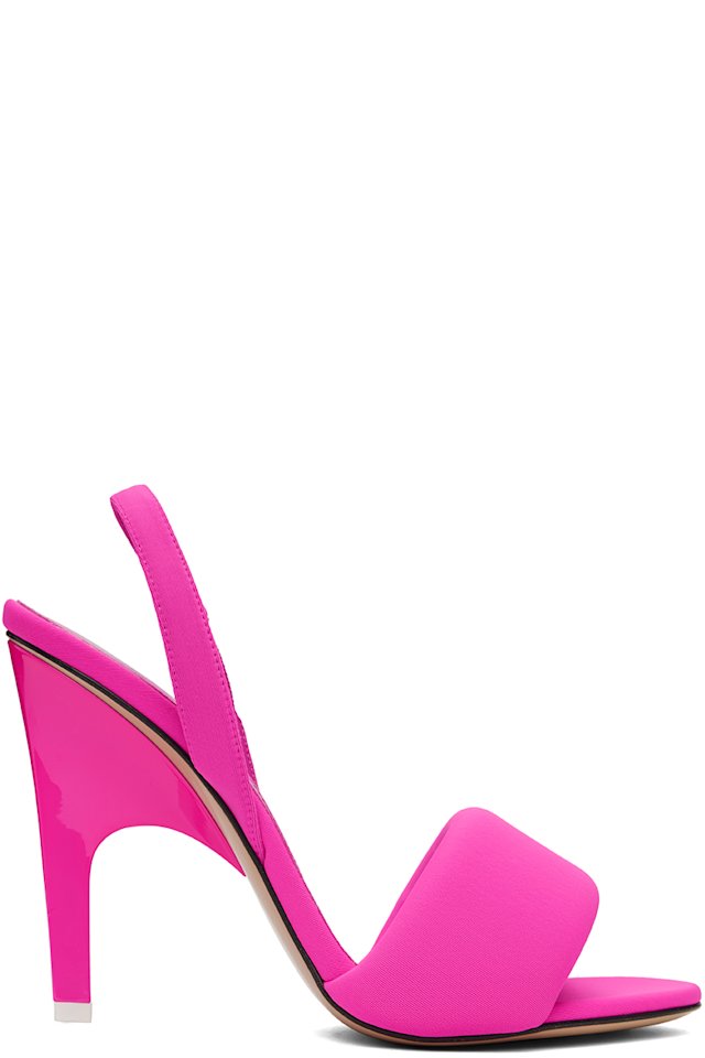 The Attico — Pink Rem Heeled Sandals