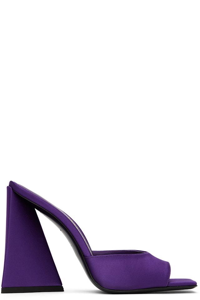 The Attico — Purple Devon Mules