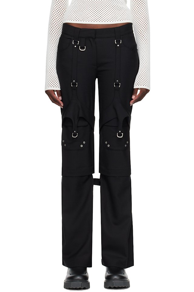 Off-White — Black Harness Trousers