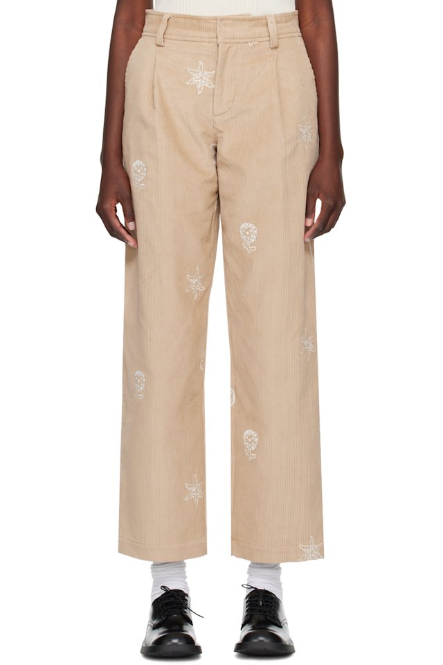 Soulland — Beige Aidan Trousers