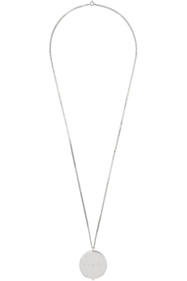 VETEMENTS — Silver Pendant Necklace