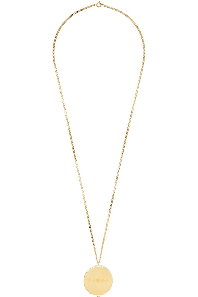 VETEMENTS — Gold Pendant Necklace