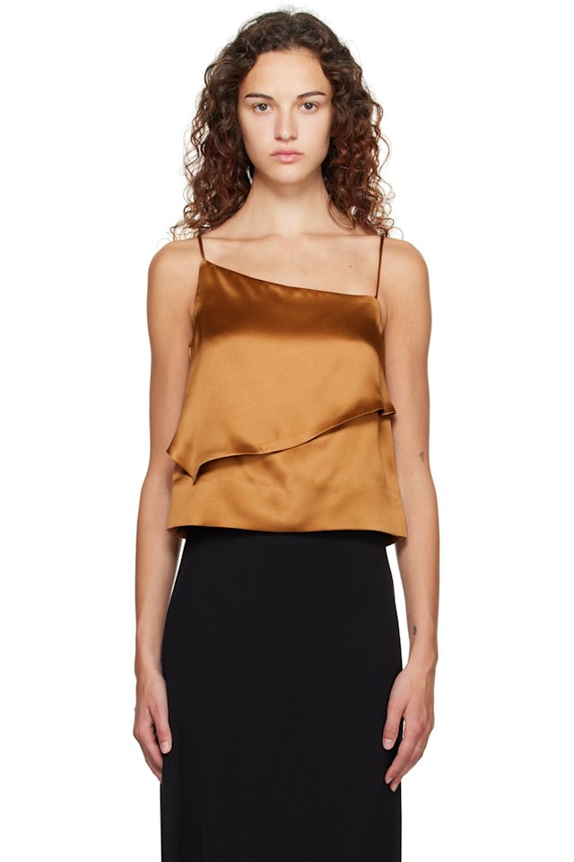 BITE — Brown Strike Tank Top