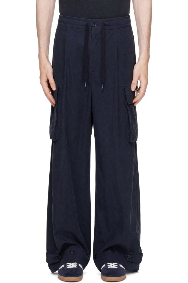 Dolce&Gabbana — Navy Cotton Cargo Pants