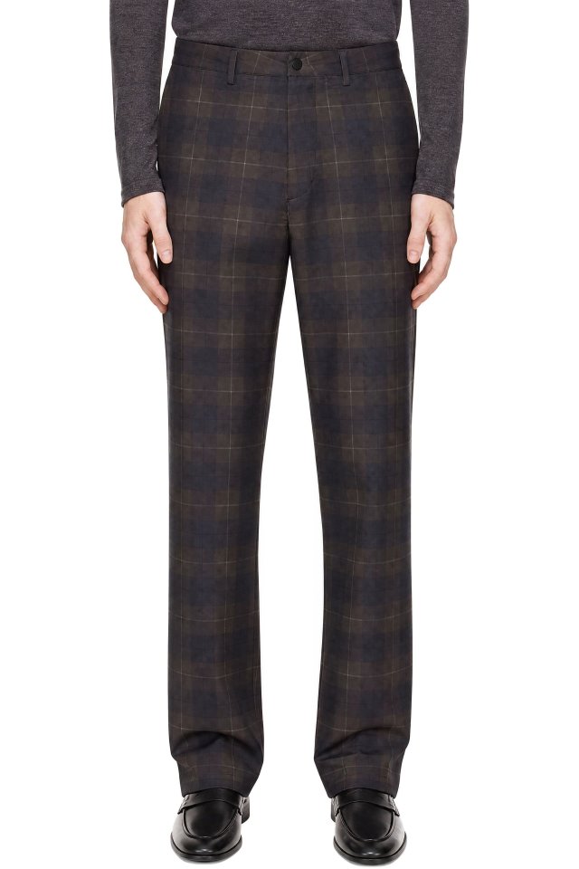 Manors Golf — Khaki & Black Golf Trousers