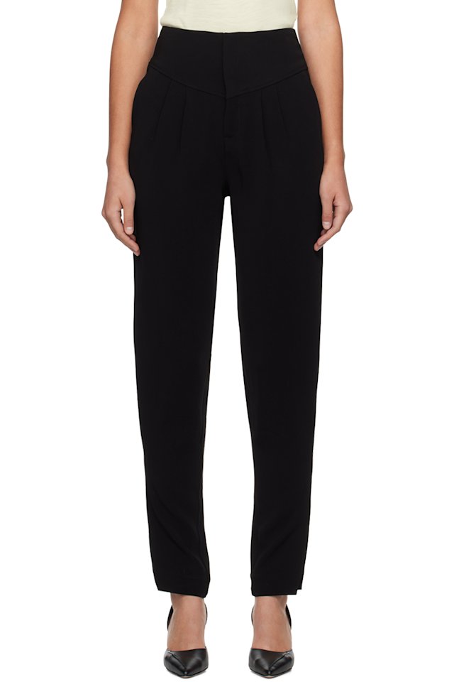 BITE — Black Pleated Trousers