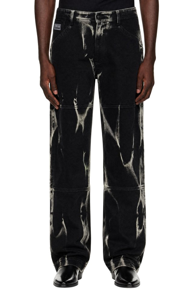 Versace Jeans Couture — Black Five-Pocket Jeans