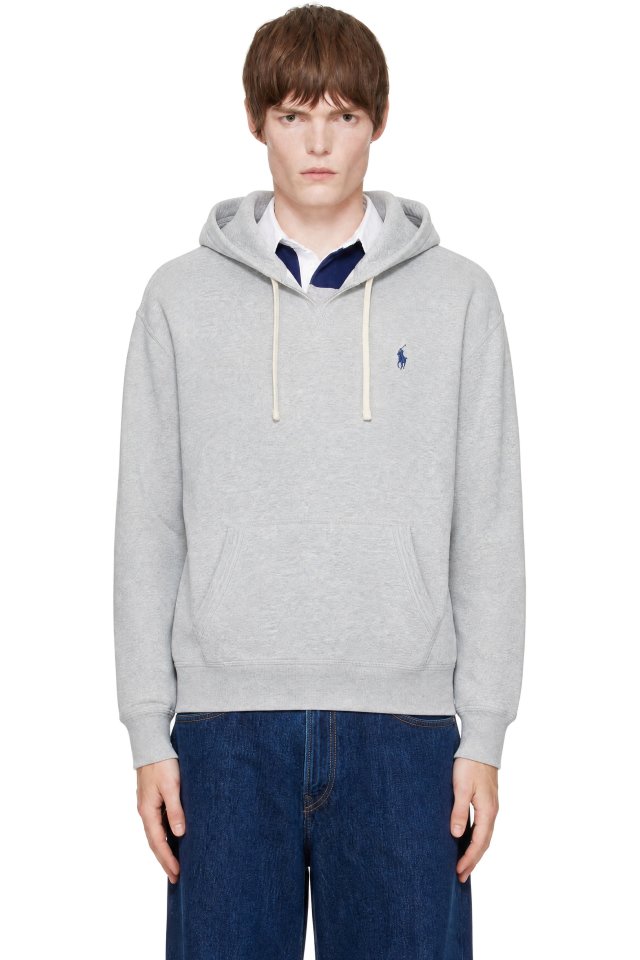 Polo Ralph Lauren — Gray 'The RL' Fleece Hoodie