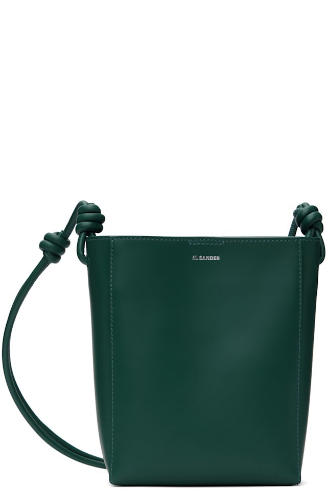 Jil Sander — Green Giro Crossbody Bag