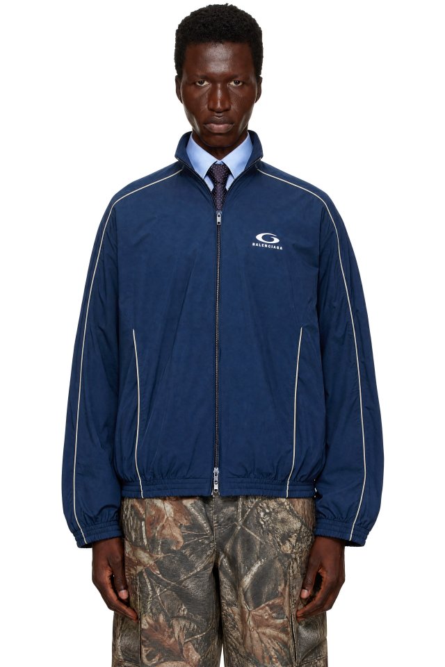 Balenciaga — Navy Tracksuit Jacket