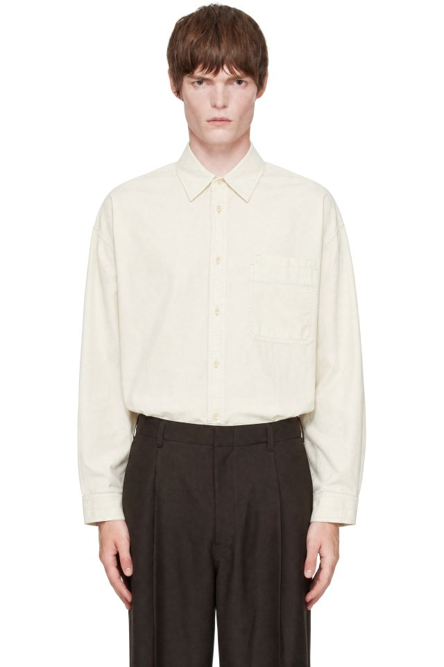 LEMAIRE — Beige Relaxed Workwear Shirt