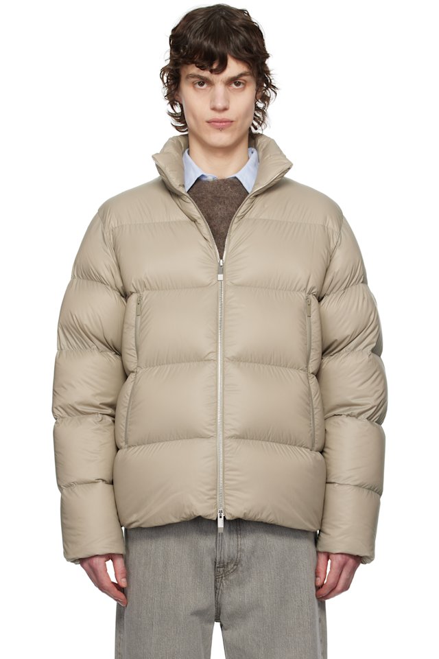 Moncler — Beige Tarn Down Jacket