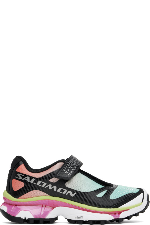 MM6 Maison Margiela — Orange & Green Salomon Edition XT-Mary J Sneakers