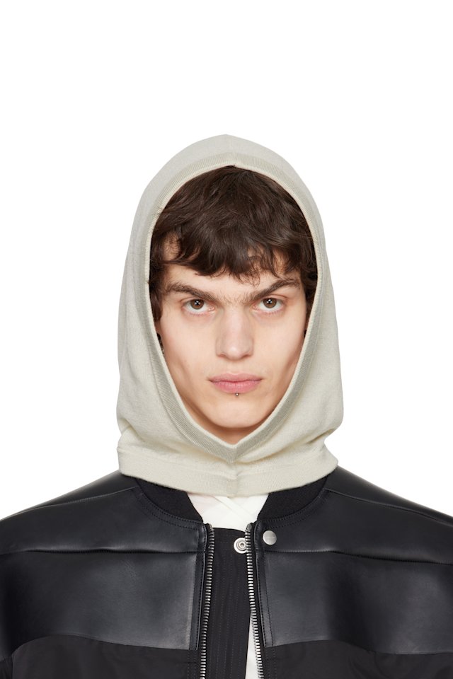 Rick Owens — Off-White Hollywood Cashmere Hood