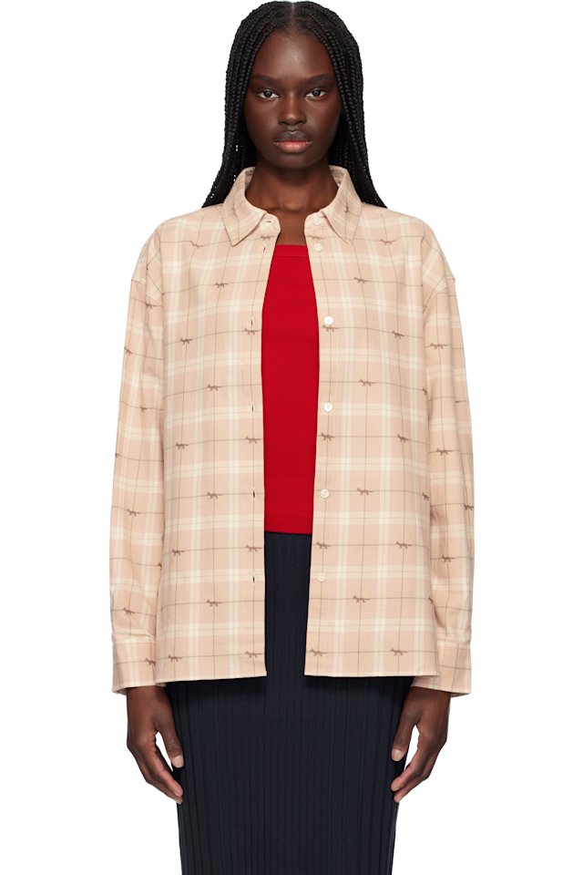Maison Kitsuné — Pink Light Overshirt