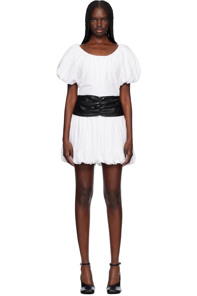 Renaissance Renaissance — White Vera Belted Minidress