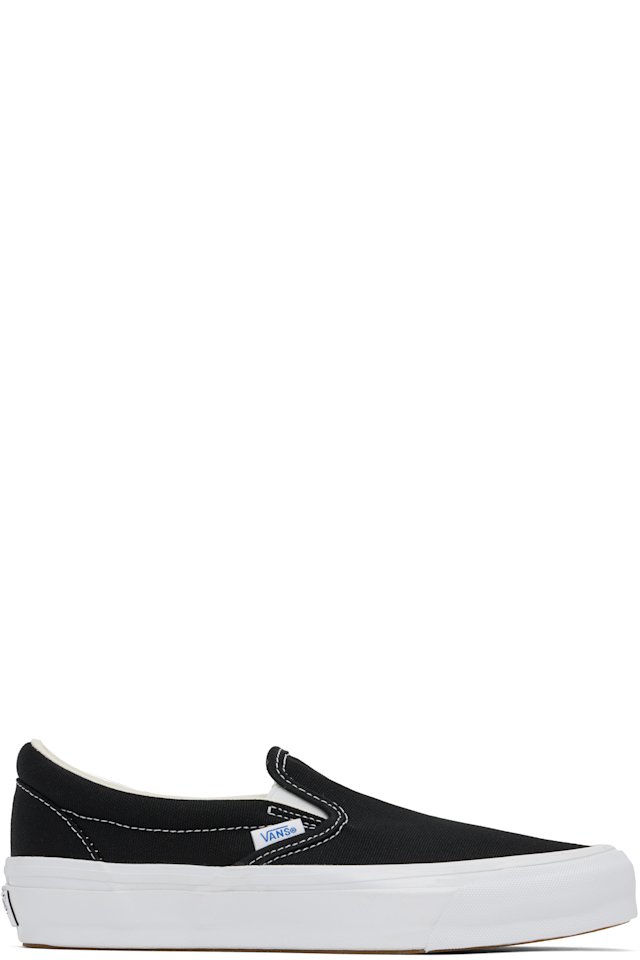 Vans — Black LX Slip-On Reissue 98 Sneakers