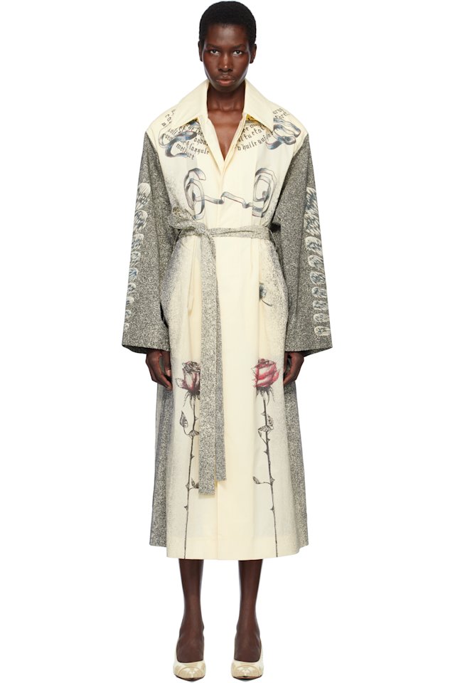 Jean Paul Gaultier — Off-White 'The Multi-Tattoo' Trench Coat