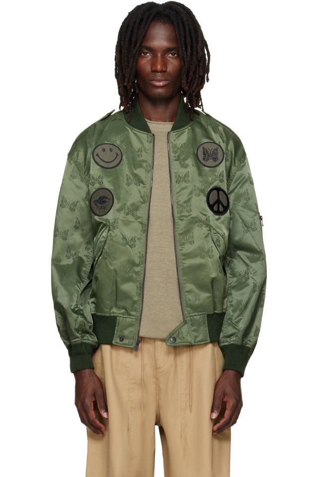 NEEDLES — Khaki L2-B Bomber Jacket