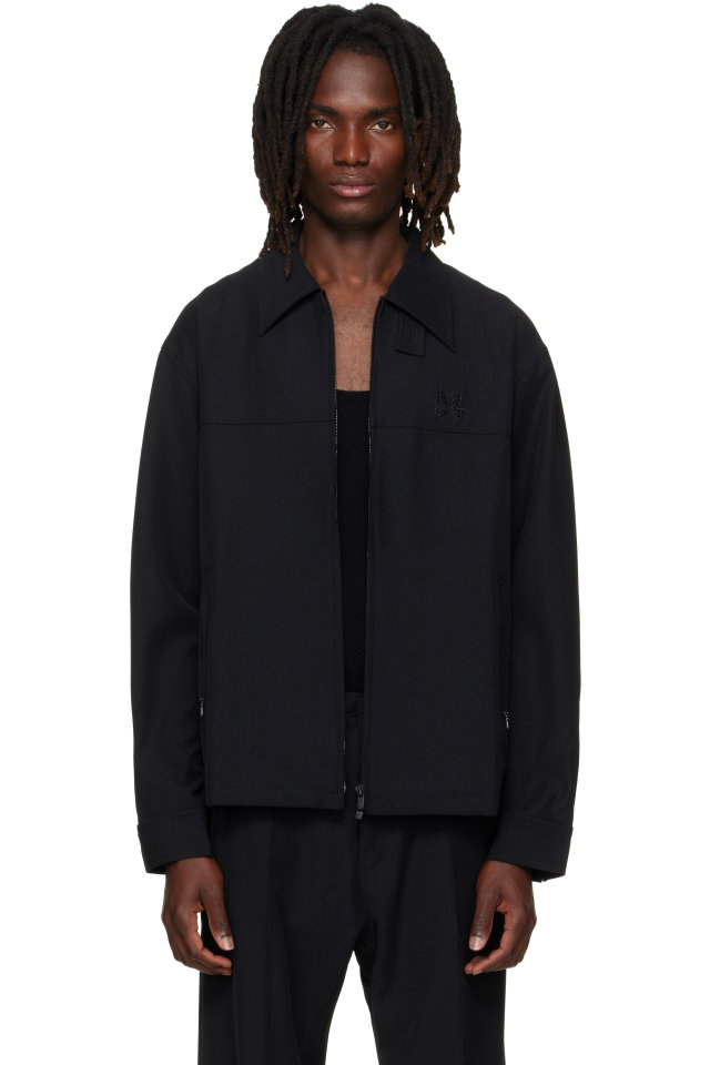 NEEDLES — Black Cavalry Twill Sport Jacket