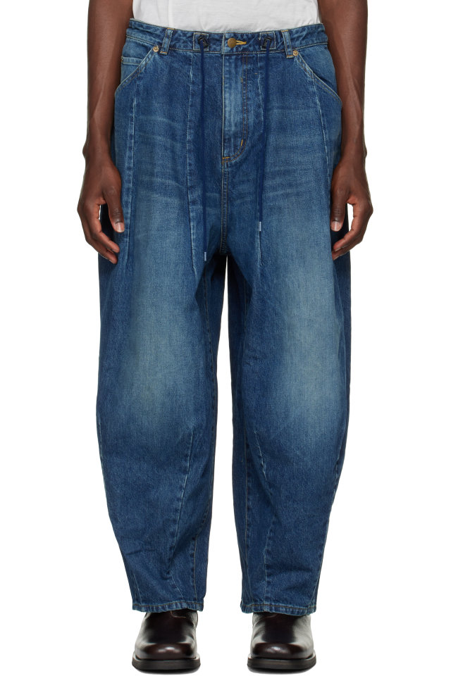 NEEDLES — Navy H.D. Jeans