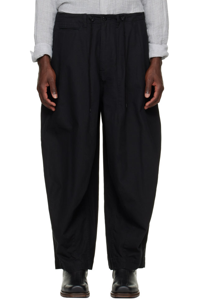 NEEDLES — Black H.D. Military Trousers
