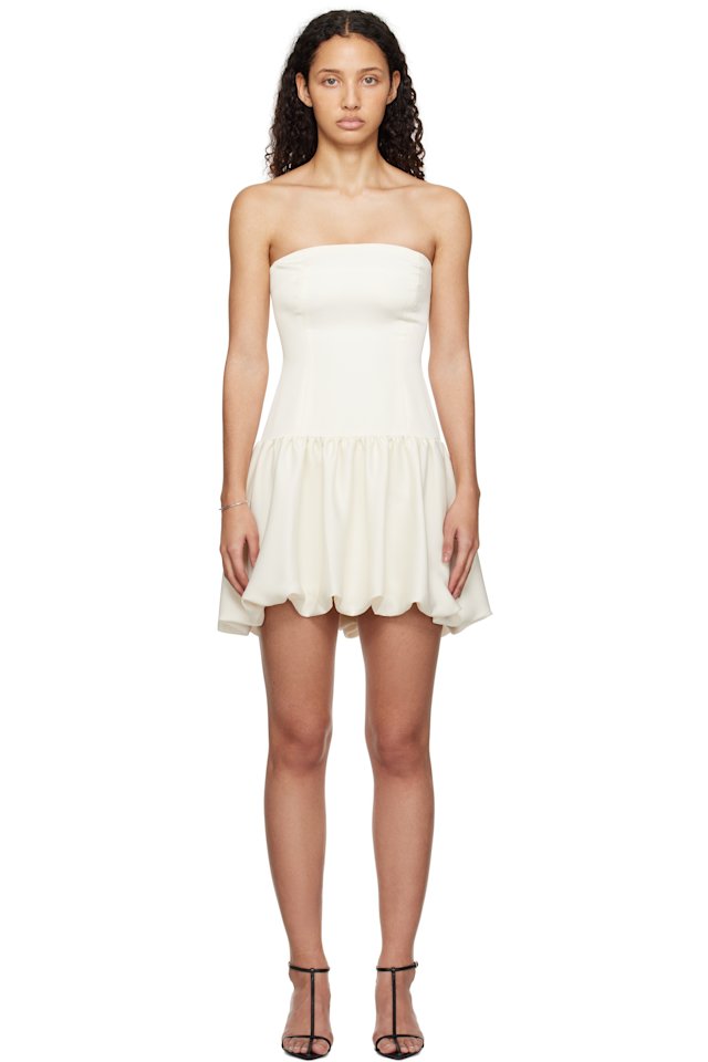 Beaufille — Off-White Maro Minidress