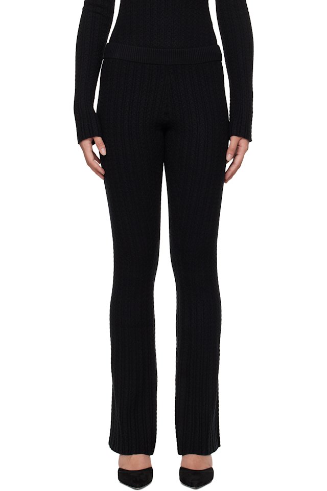 GUIZIO — Black Camille Lounge Pants
