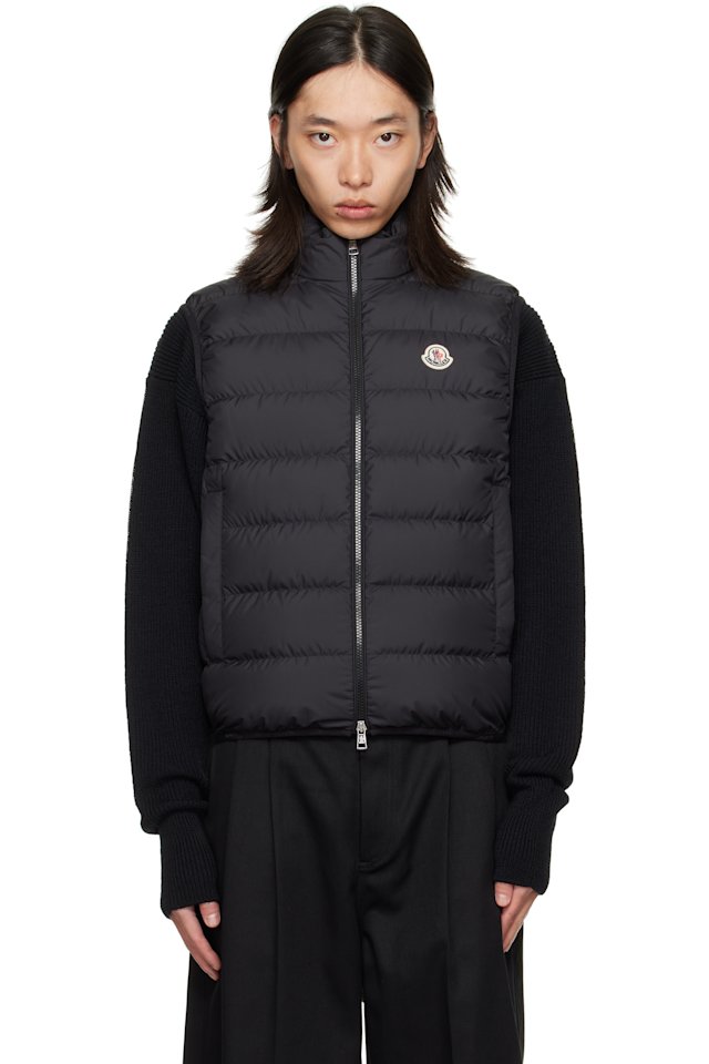 Moncler — Black Contrin Down Vest