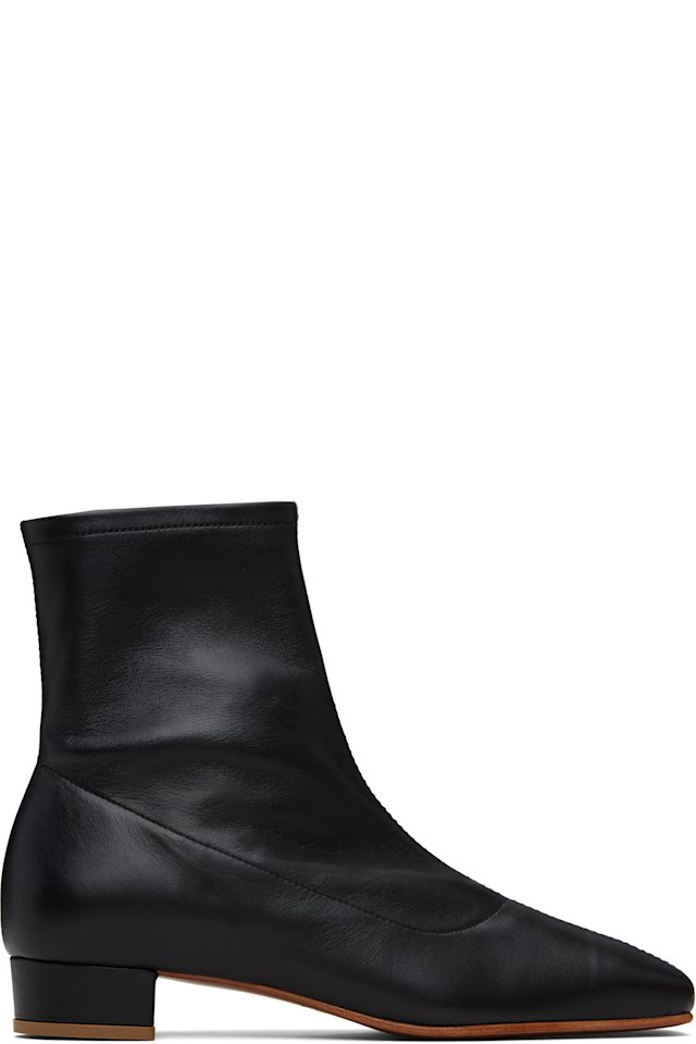 BY FAR — Black Este Ankle Boots