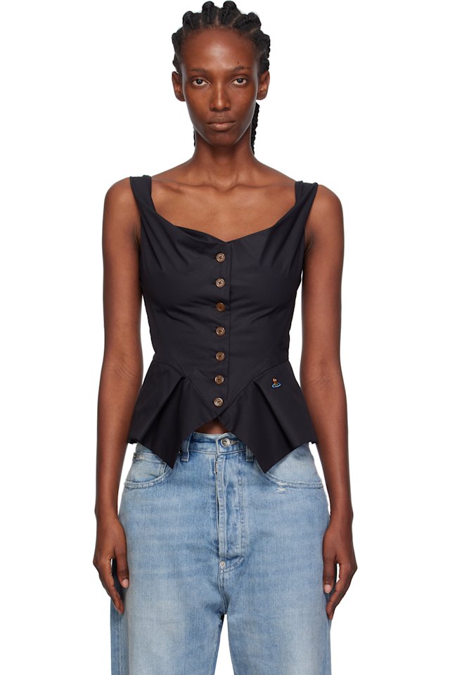 Vivienne Westwood — Black Monday Vest Top
