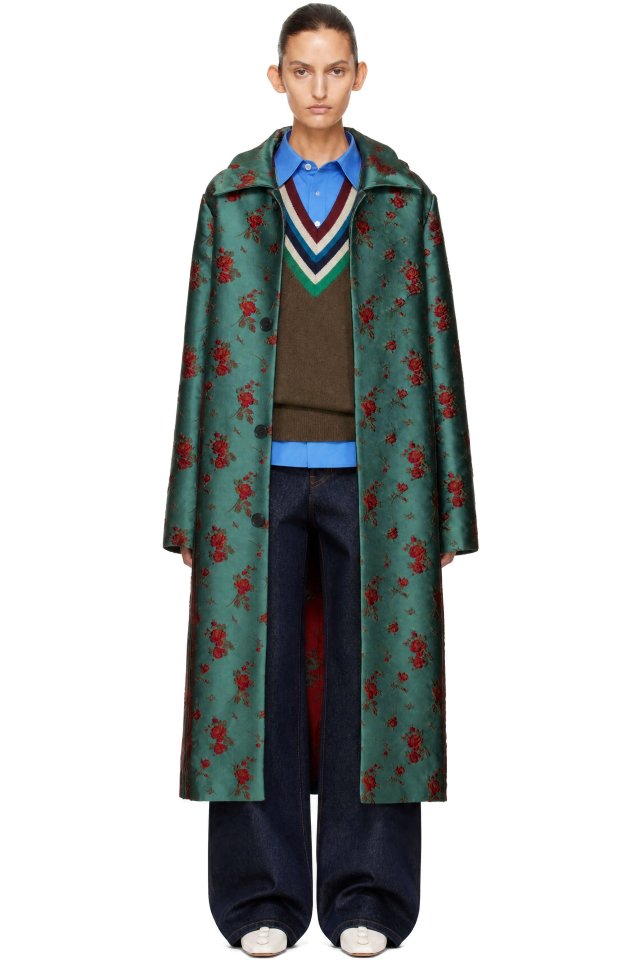 Edward Cuming — Green Wallpaper Car Coat