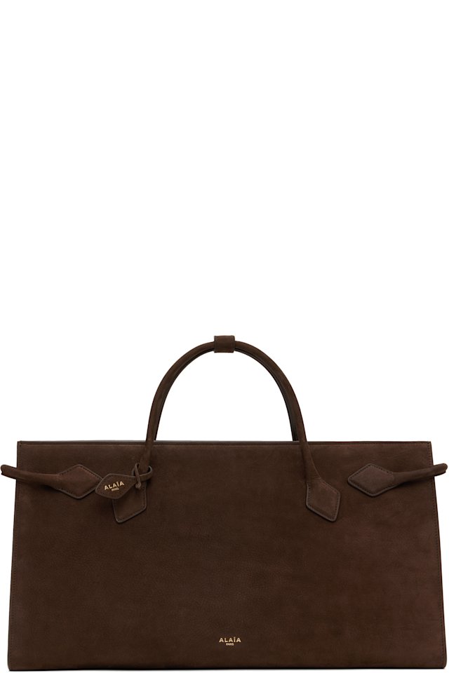ALAÏA — Brown 'Le Teckel' Tote