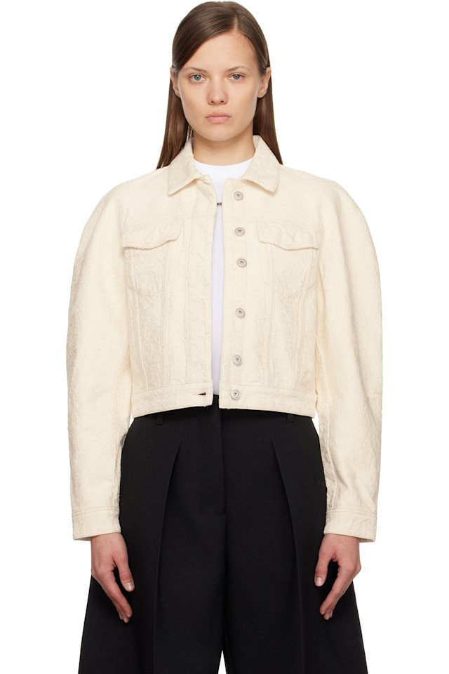 JACQUEMUS — Off-White 'The Ovalo de-Nîmes' Denim Jacket