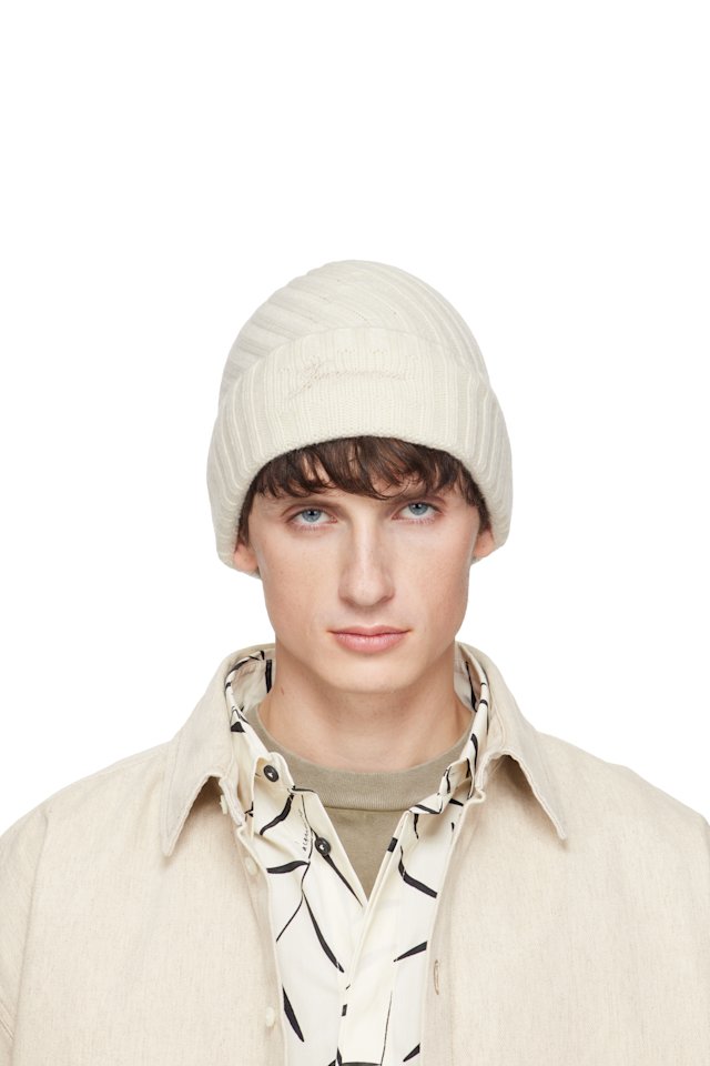 JACQUEMUS — Off-White 'The Tourni' Beanie