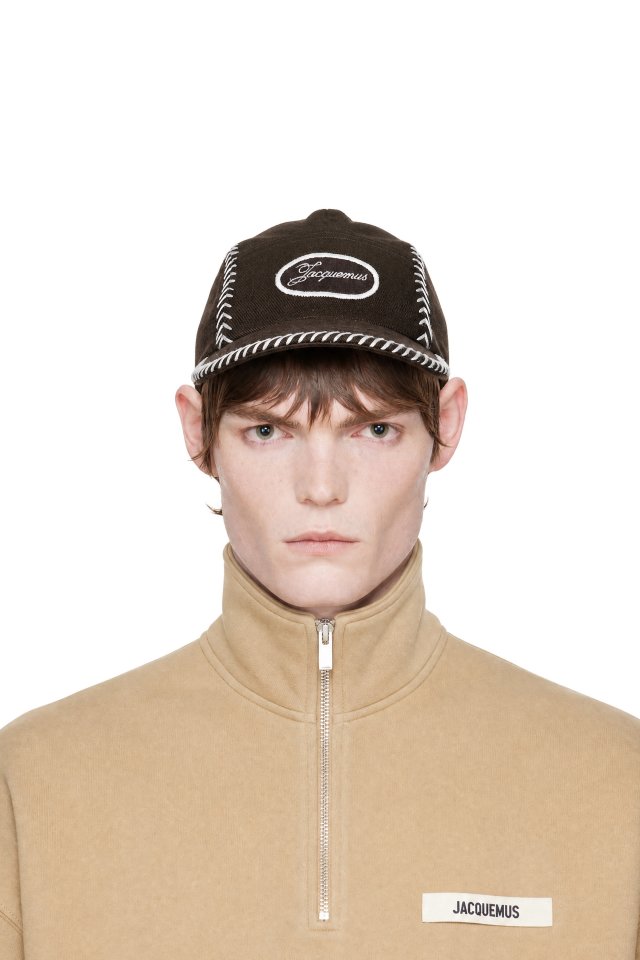 JACQUEMUS — Brown 'The Casco baseball' Cap