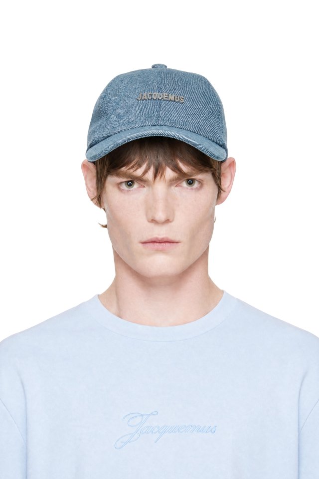 JACQUEMUS — Blue 'The Gadjo baseball' Cap