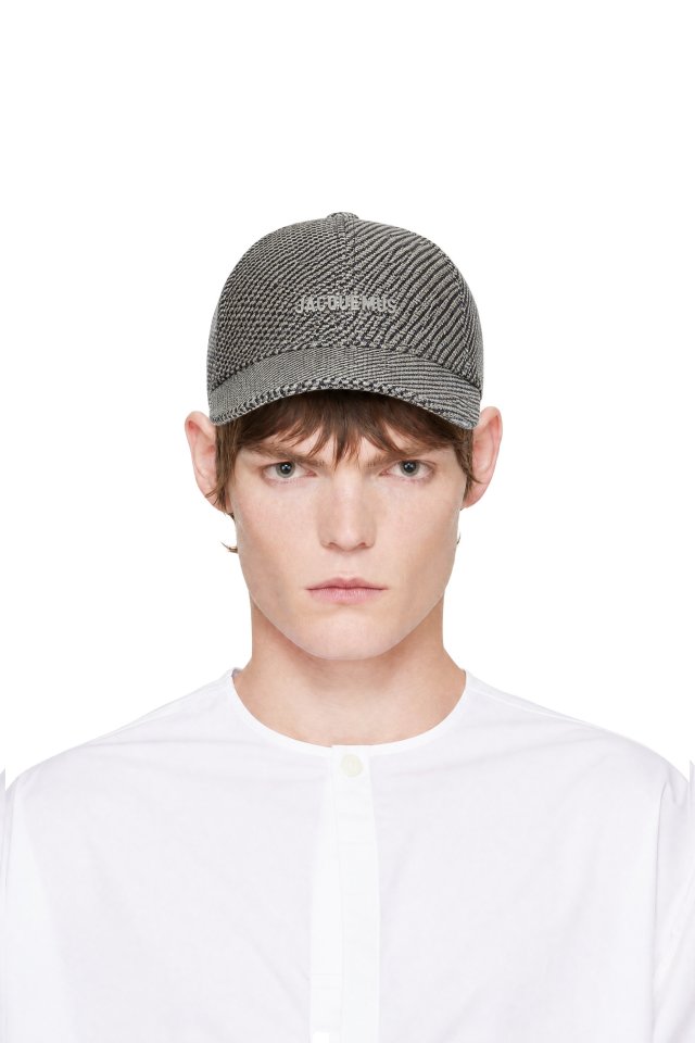 JACQUEMUS — Beige & Navy 'The Gadjo baseball' Cap