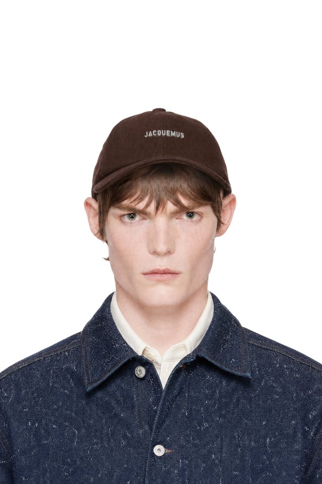 JACQUEMUS — Brown 'The Gadjo baseball' Cap