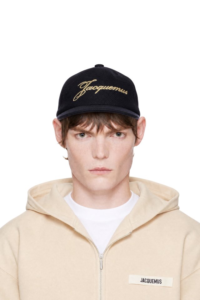 JACQUEMUS — Navy 'The Lana baseball' Cap