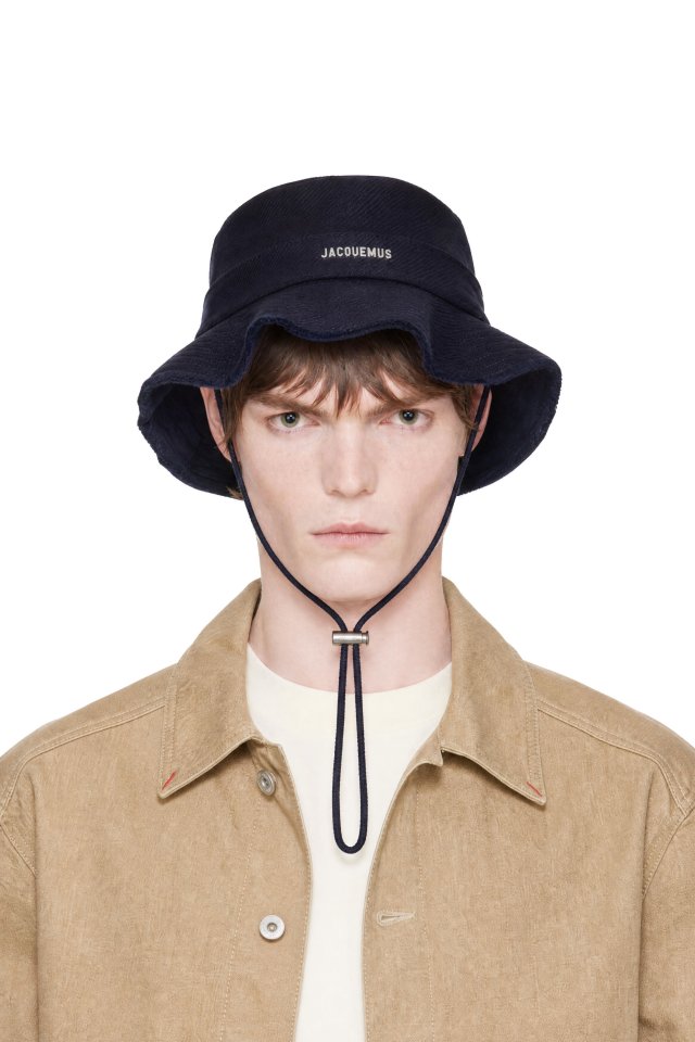 JACQUEMUS — Navy 'The Artichaut' Bucket Hat