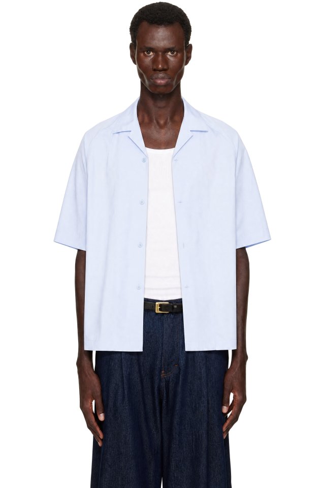 JACQUEMUS — Blue Le Paysan 'The Fonccio' Shirt