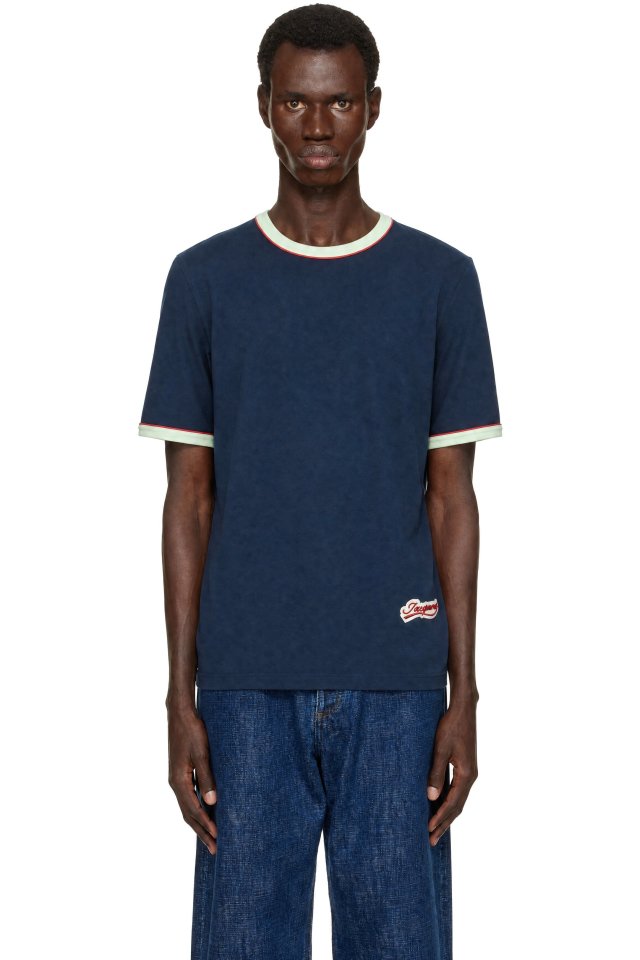 JACQUEMUS — Navy 'The Gio' T-shirt