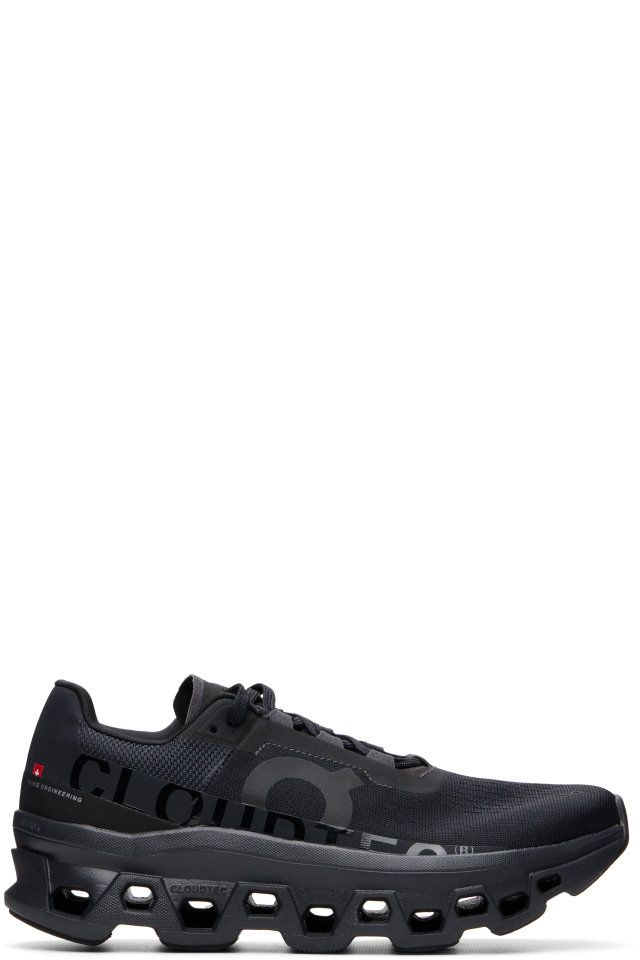On — Black Cloudmonster Sneakers