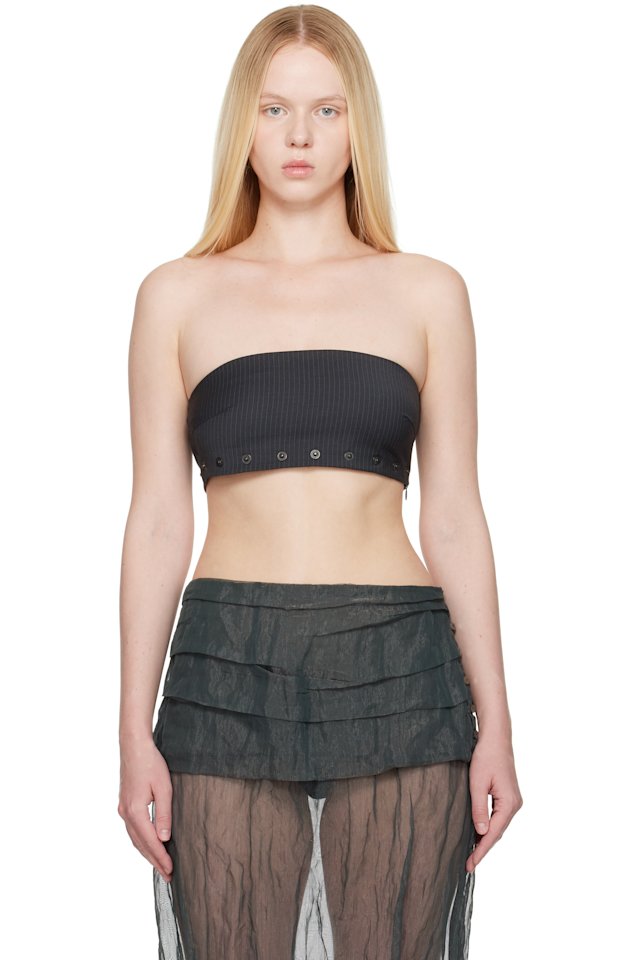 Paloma Wool — Gray Nita Bandeau Top
