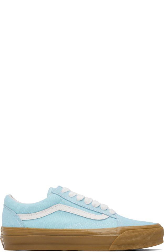 Vans — Blue Premium Old Skool Gum Sneakers