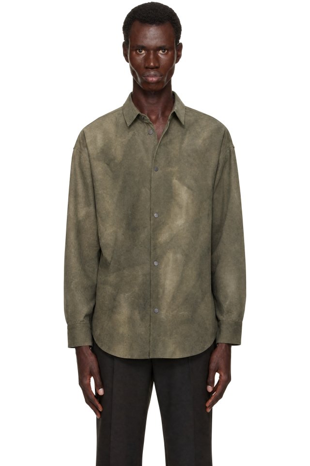Fear of God — Khaki Relaxed Long Sleeve Shirt