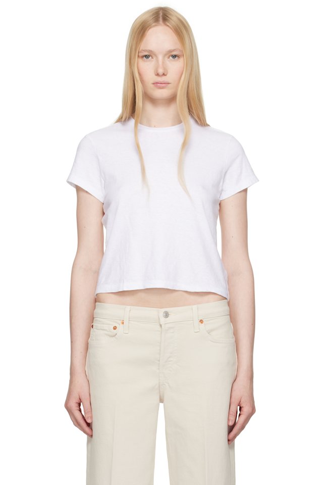 Re/Done — White Hanes Edition Classic T-shirt