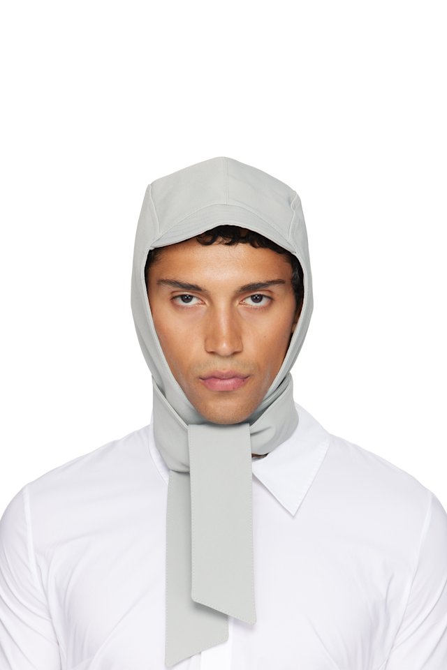 Jean Paul Gaultier — Gray Long Panel Hood